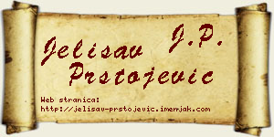 Jelisav Prstojević vizit kartica